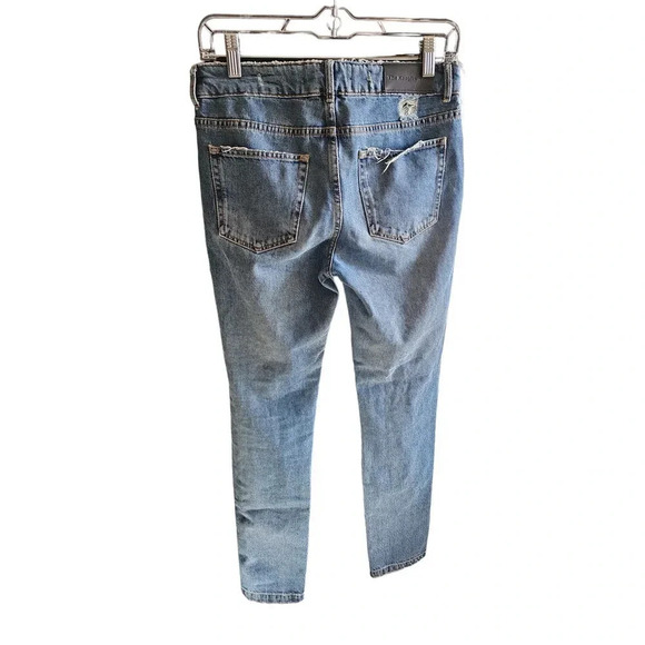The Kooples Willy Heavy Destroy Jeans Blue Size 25 - Picture 3 of 7